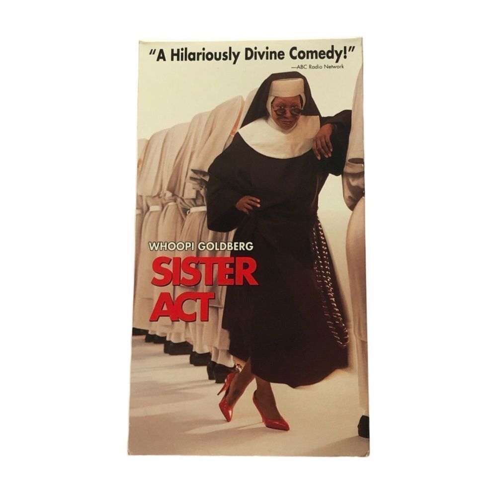Sister Act VHS with Whoopi Goldberg, Vintage,‎ 1992